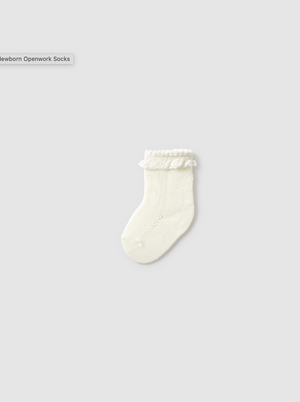 Openwork Ecru Socks