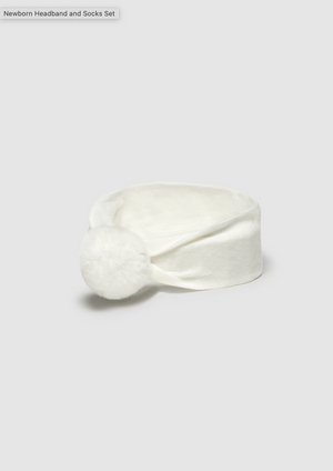 Ecru Headband & Socks Set