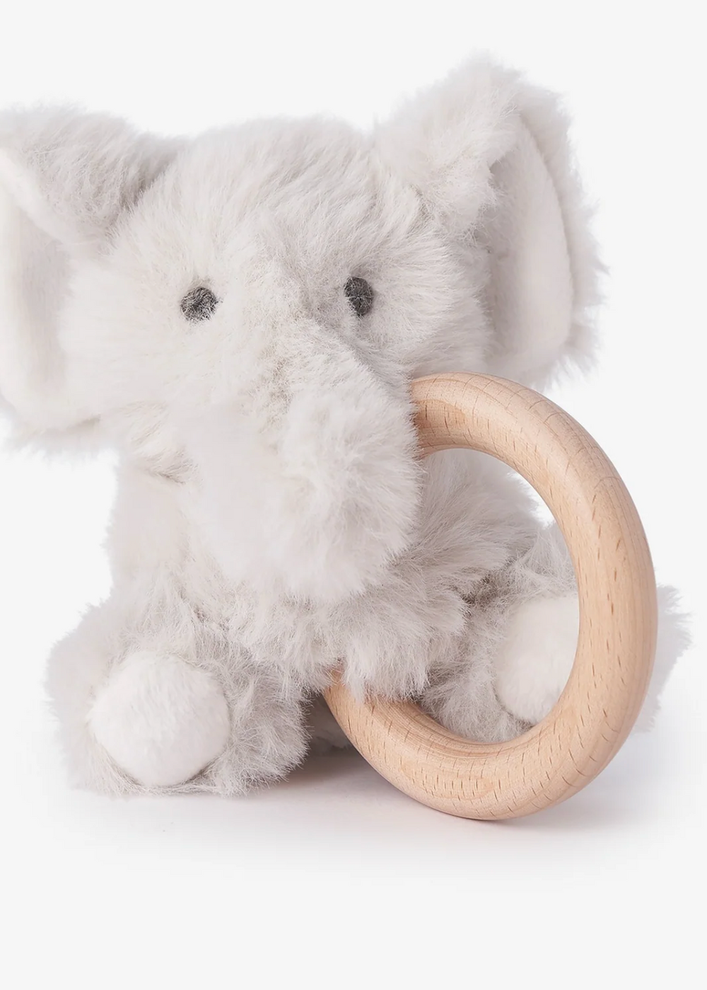 Elegant Baby Wooden Ring Rattle