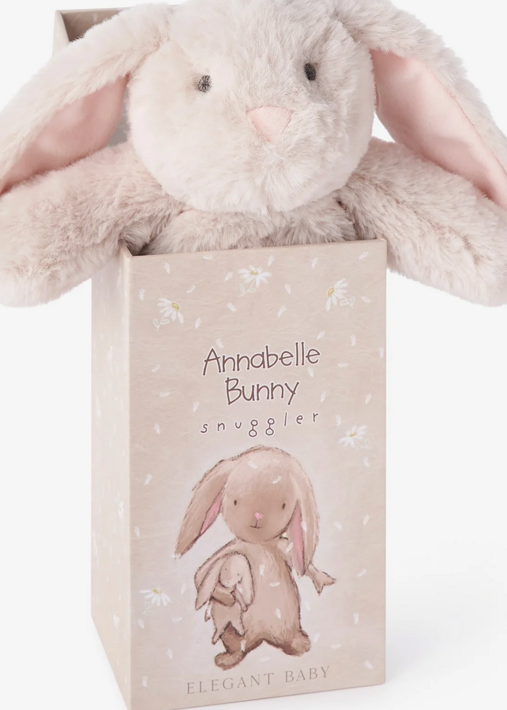 Elegant Baby Snuggler Plush Blankie w/Gift Box