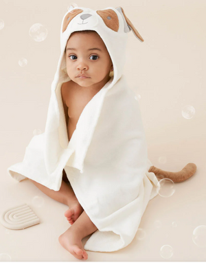 Elegant Hooded Baby Bath Wrap