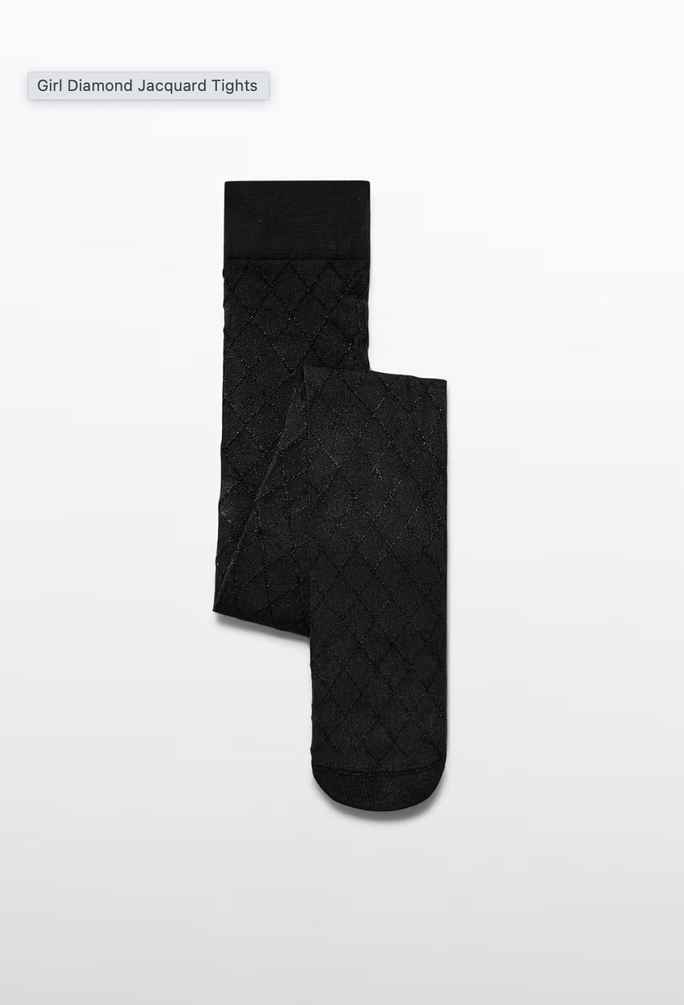 Girl Diamond Jacquard Tights