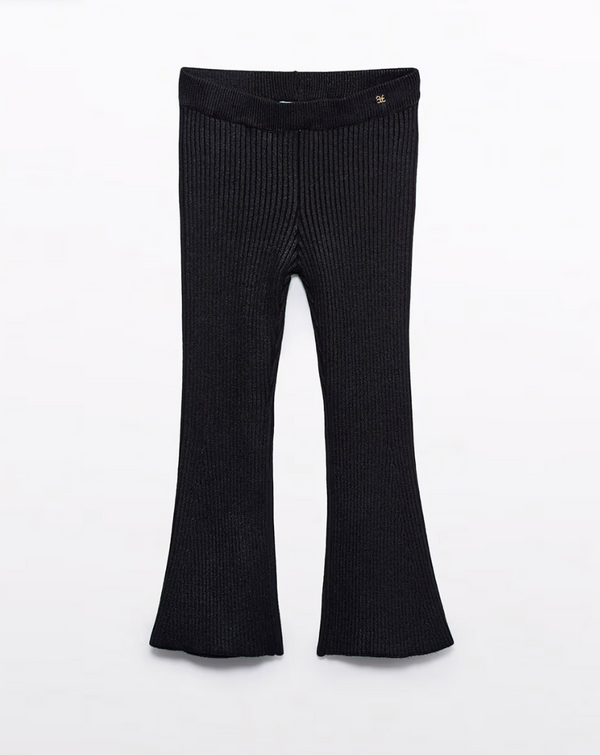 Girl Knit Black Leggins