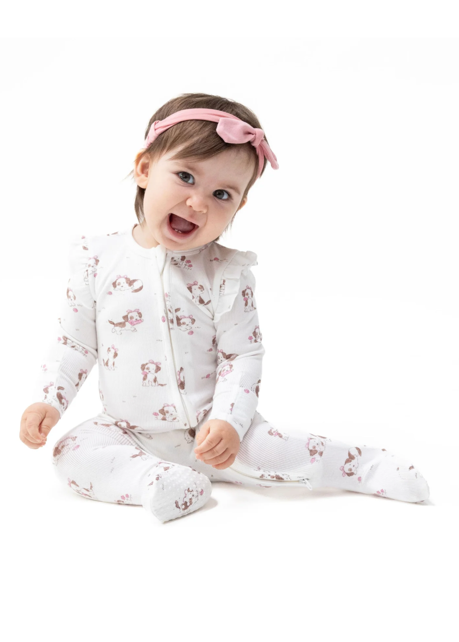 Explorer Puppy - 2 Way Zipper Footie