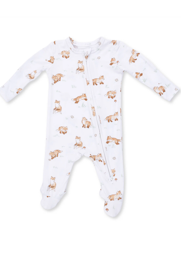 Little Explorer Fox - 2 Way Zipper Footie