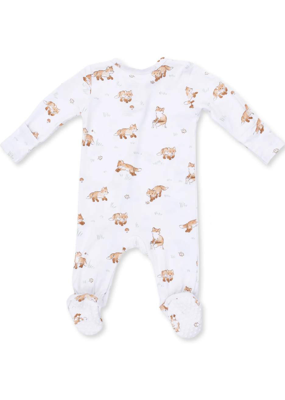 Little Explorer Fox - 2 Way Zipper Footie