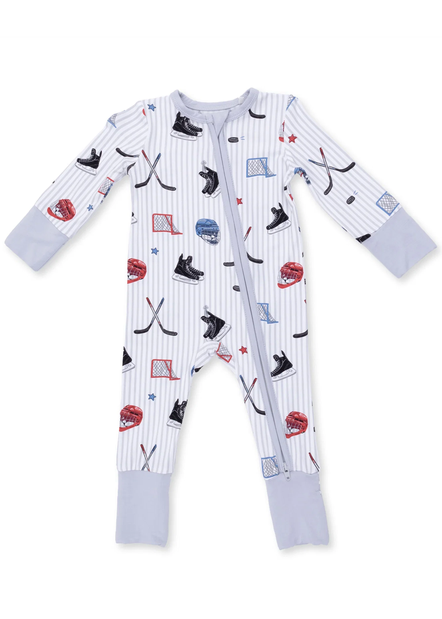 Hockey Stripe Convertible Romper