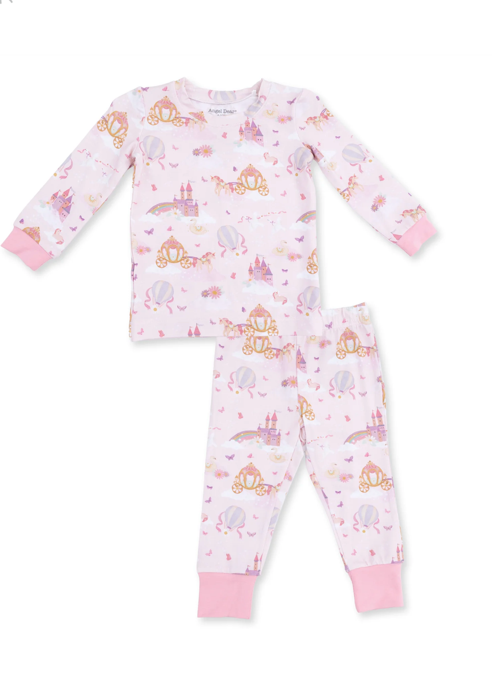 Princess Unicorns and Castle Long Sleeve Loungewear Set