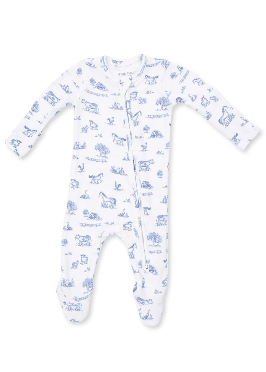 Farm Friends 2 Way Zipper Footie Regular price