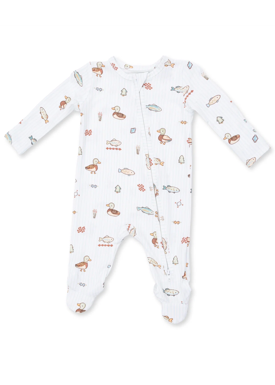 Lake Cuties 2 Way Zipper Footie