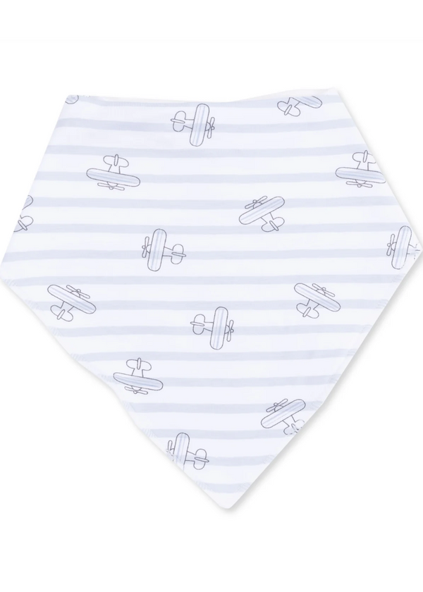 Airplane Stripe Bandana Bib