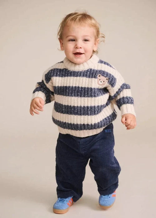Ink Stripe Sponge Pullover