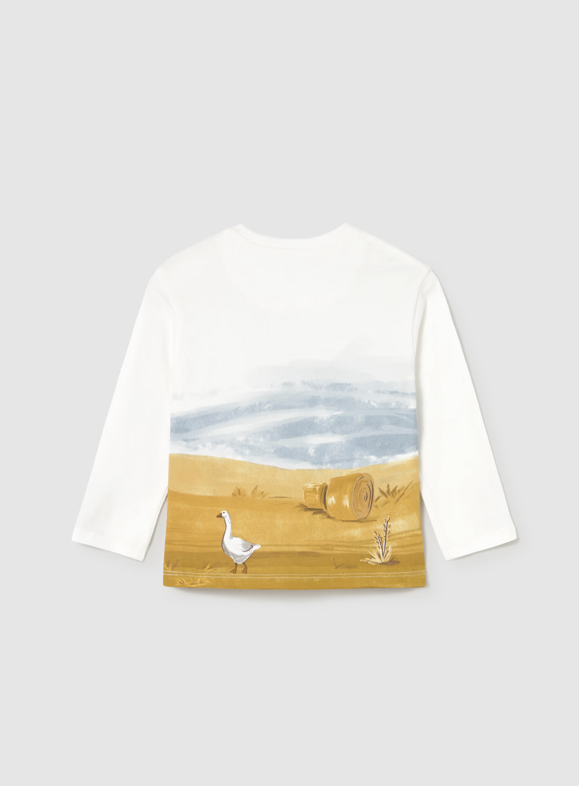 Baby Landscape Farm Print T-Shirt