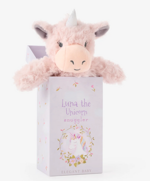 Elegant Baby Snuggler Plush Blanket w/Gift Box
