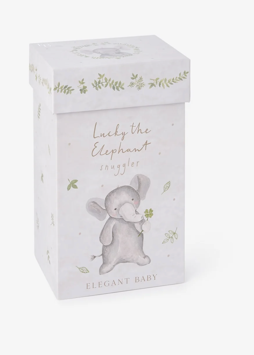 Elegant Baby Snuggler Plush Blankie w/Gift Box