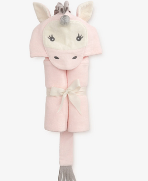 Elegant Hooded Baby Bath Wrap