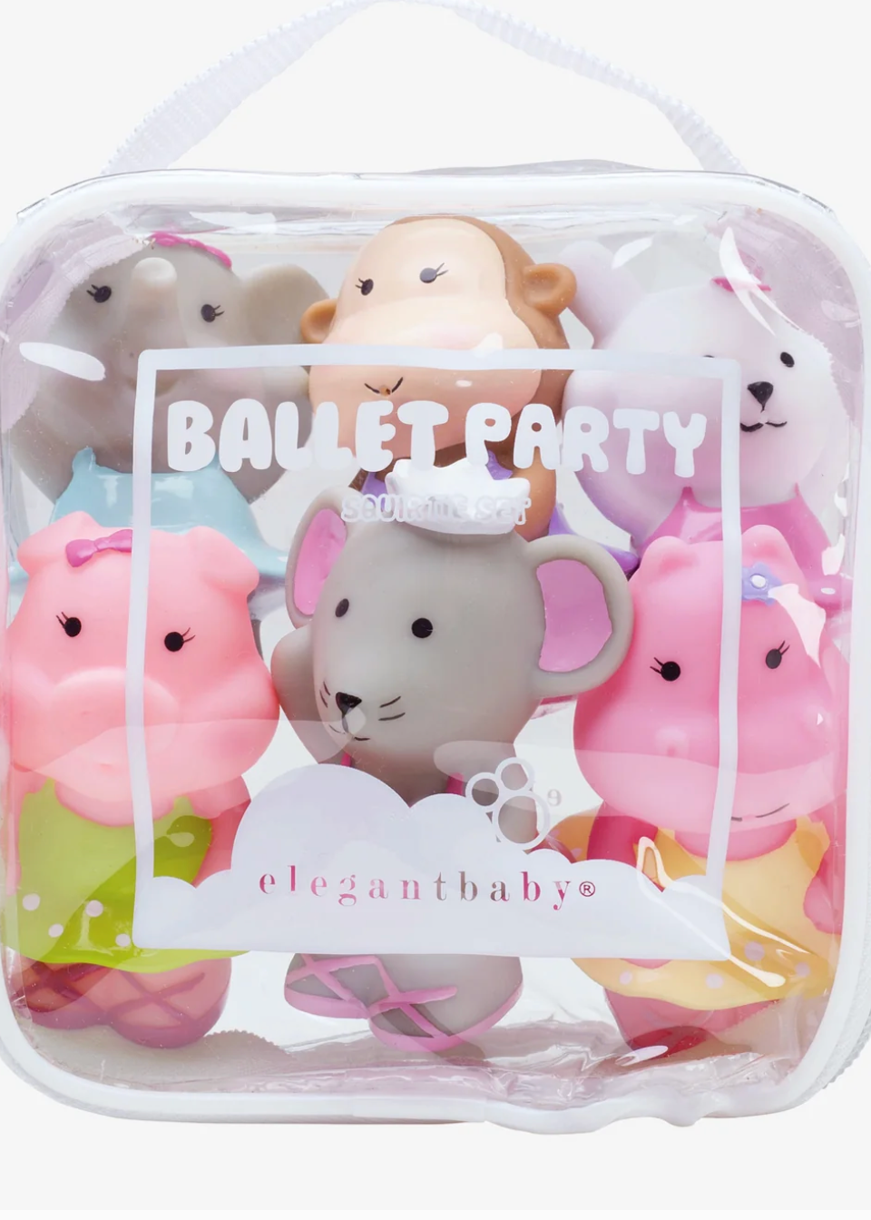 Elegant baby squirtie bath toys