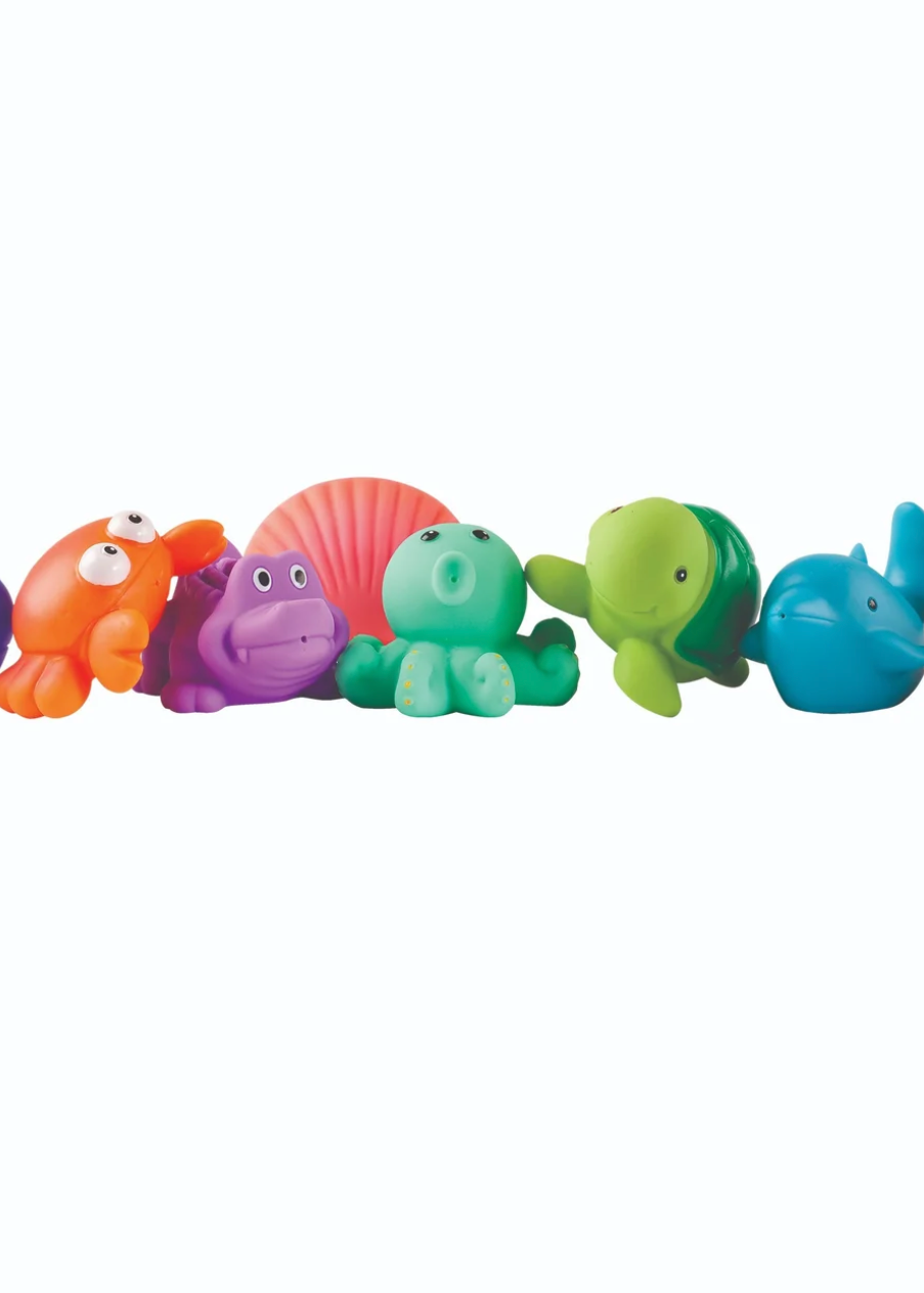 Elegant baby squirtie bath toys