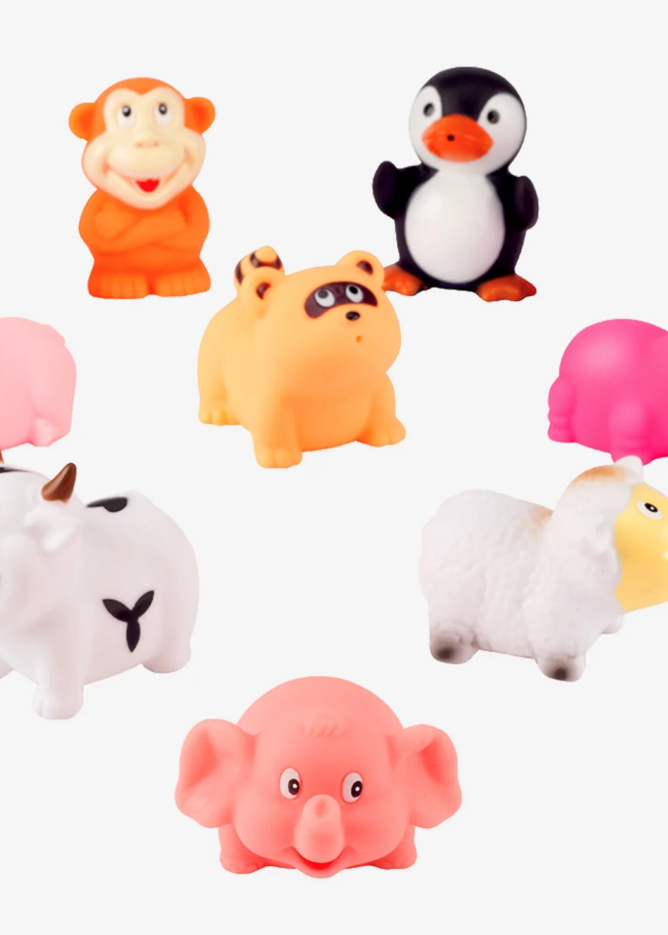 Elegant baby squirtie bath toys