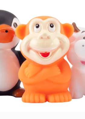 Elegant baby squirtie bath toys