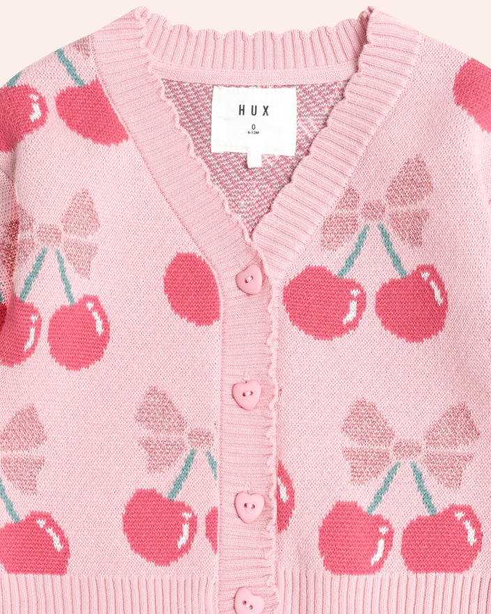 Cherry Pie Scalloped Knit Cardi