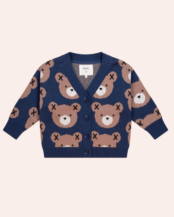 Huxbear Knit Cardi Navy
