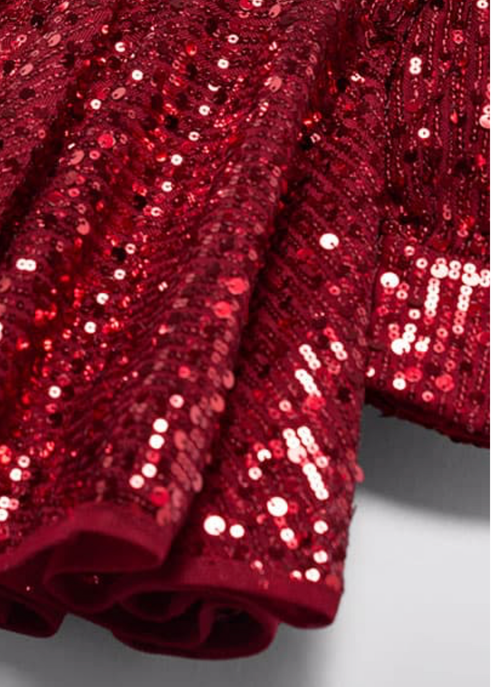 Red Sequin Dress