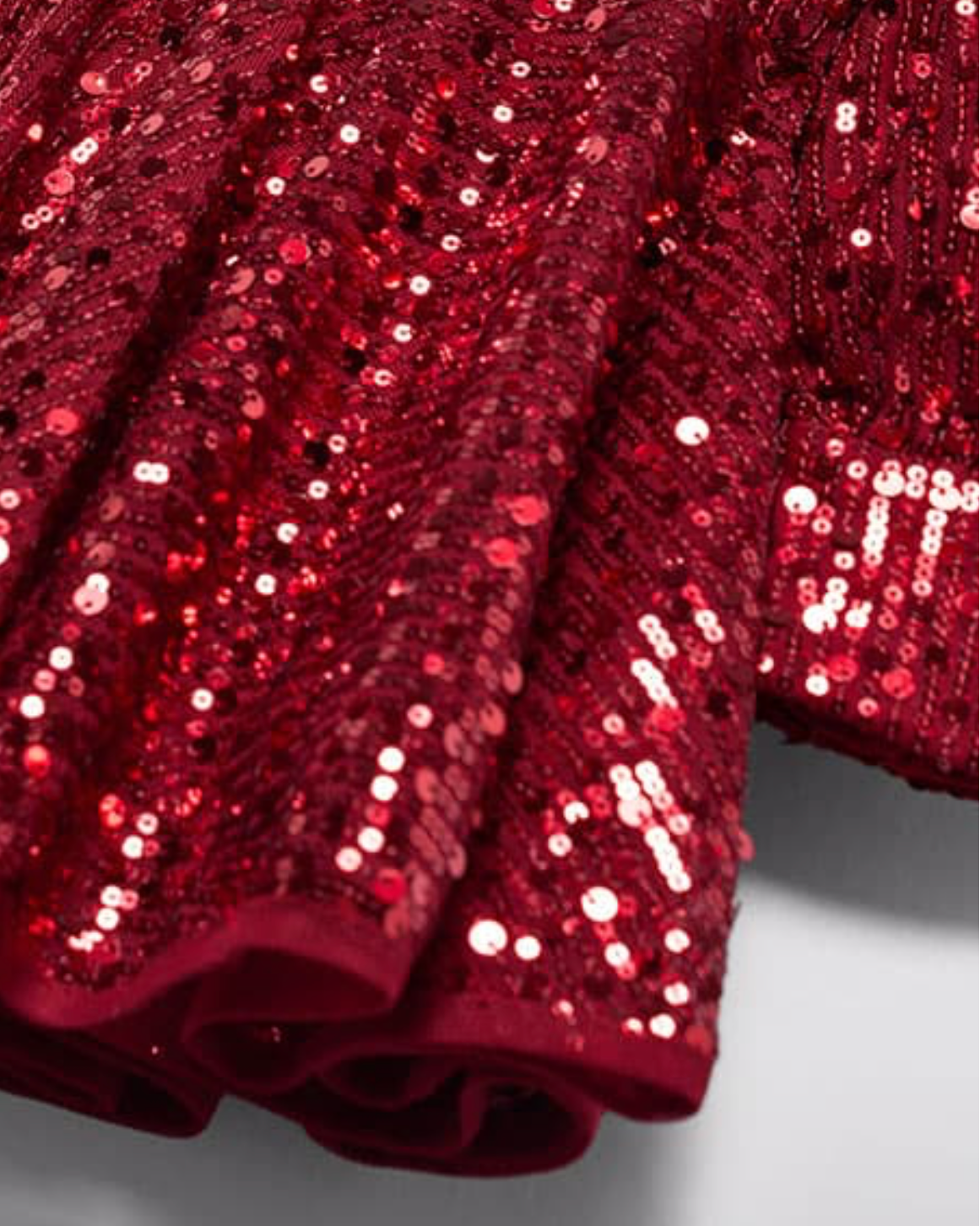 Red Sequin Dress