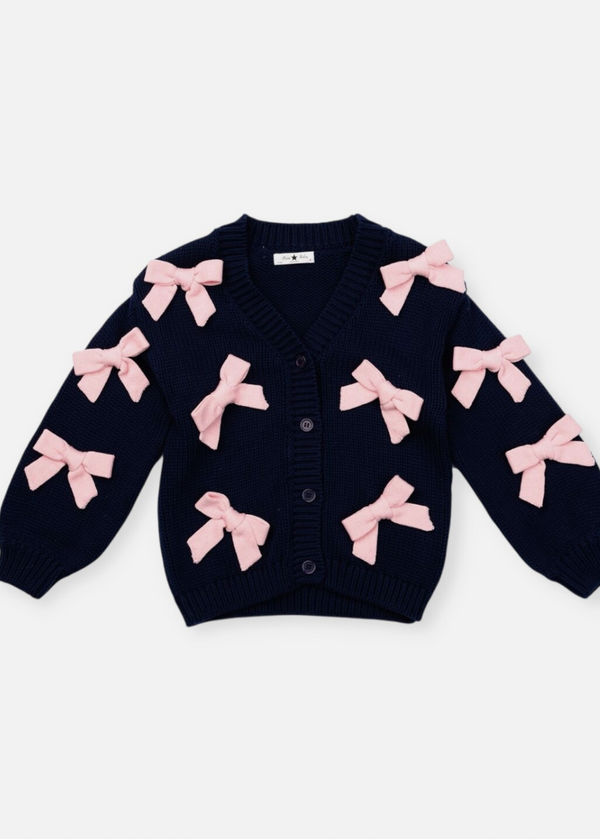 Bow Knit Cardigan