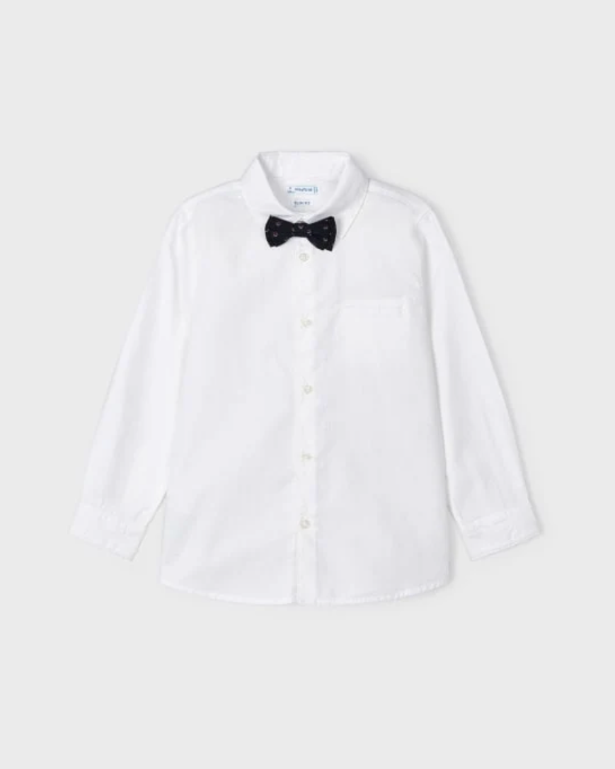 L/s  Dressy Shirt with Bow Tie