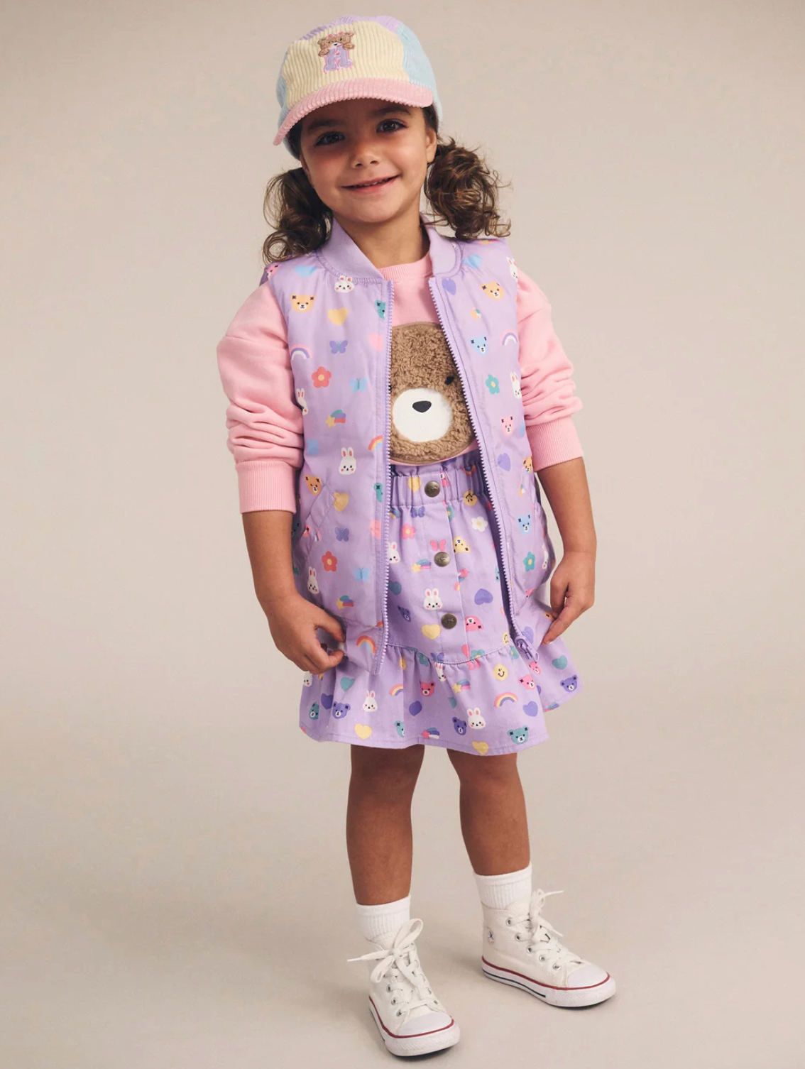 Huxbaby - Hux Emoji Reversible Puffer Vest