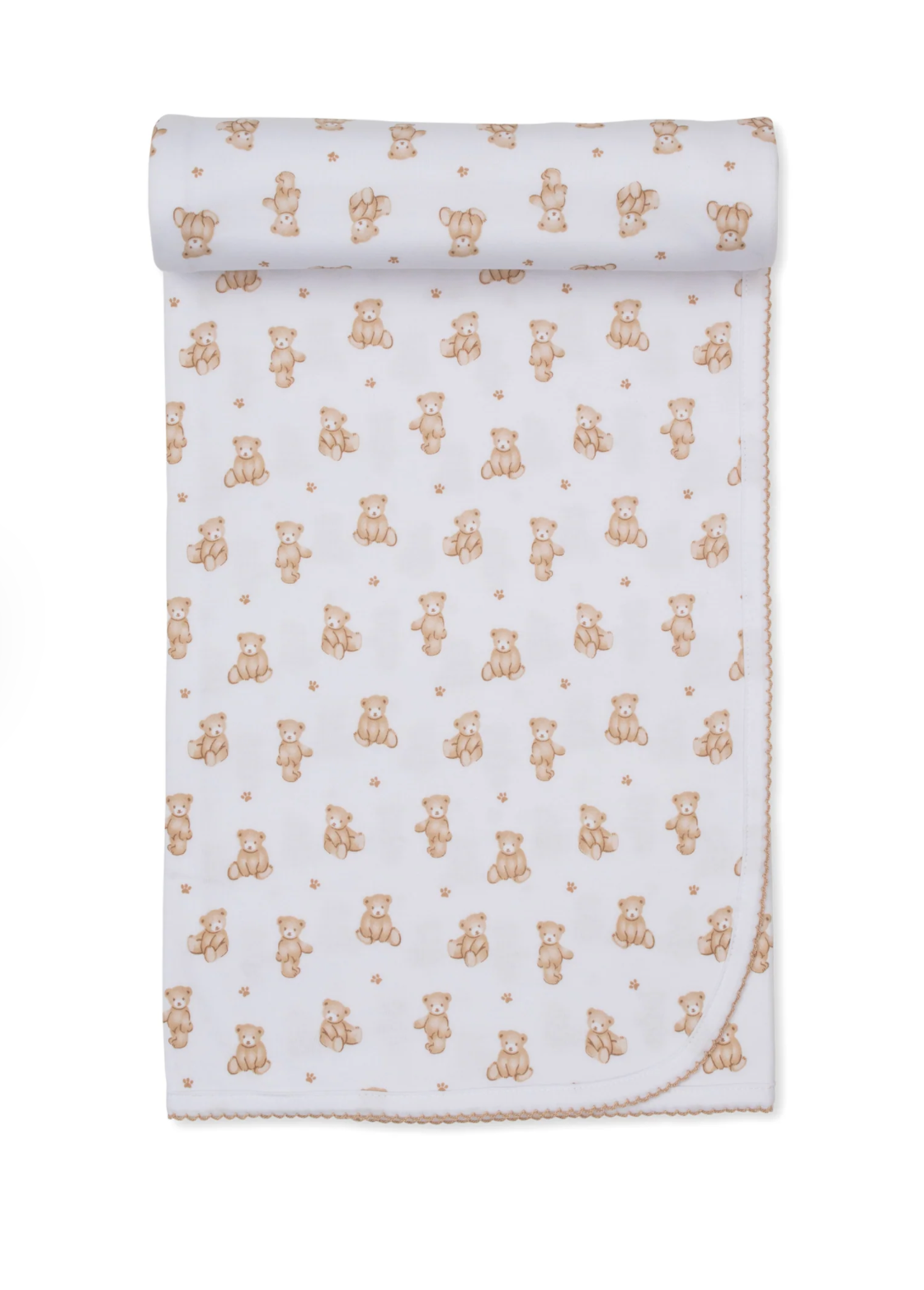 Teddy Bears Tan Blanket