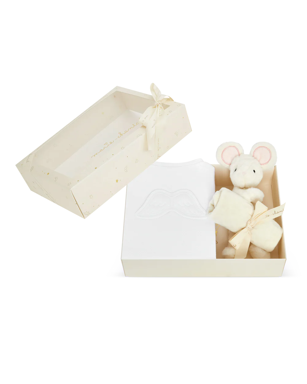 Sleep & Snuggle Pointelle Angel Wing Gift Set