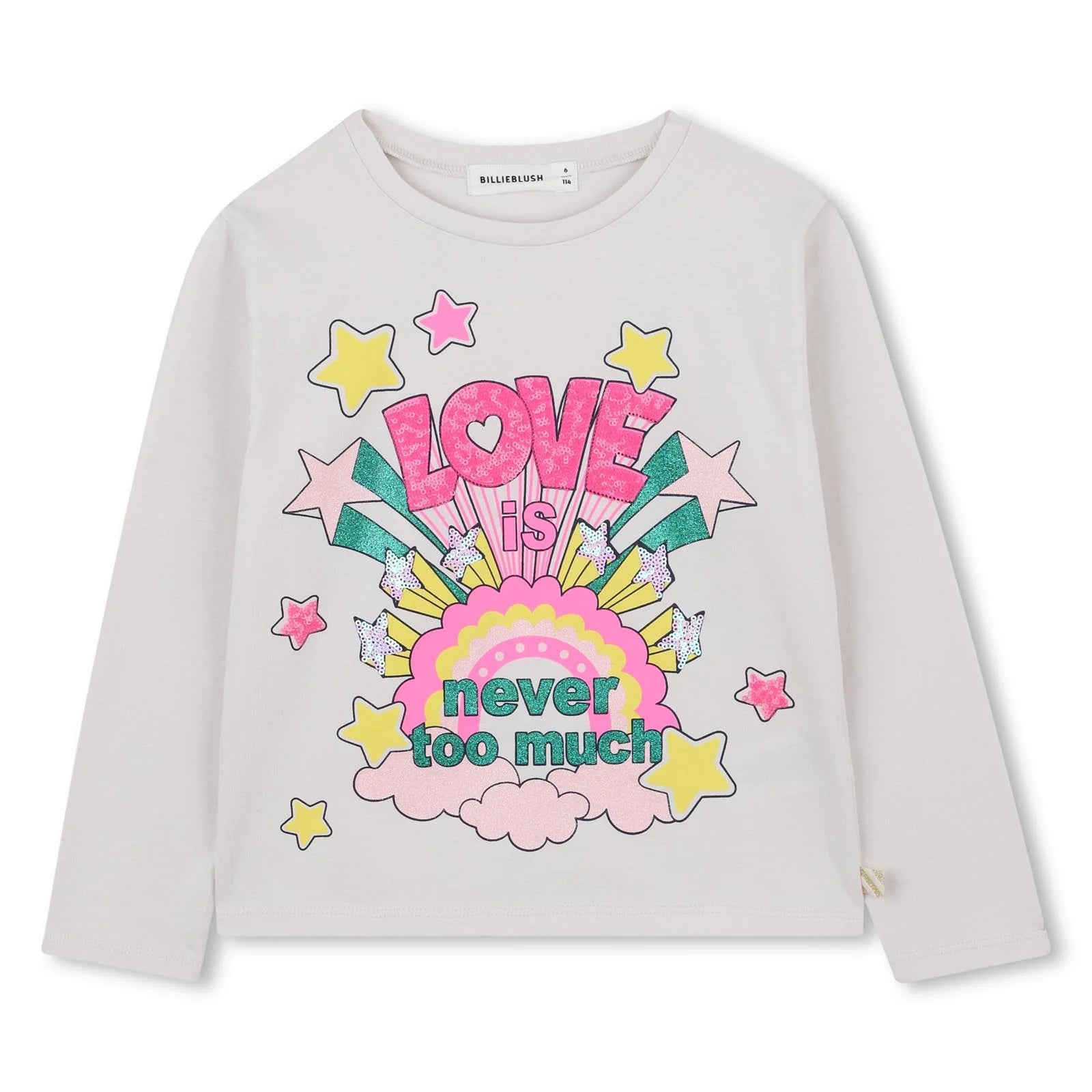 Love Is Never Too Much Ivory T-Shirt