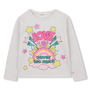 Love Is Never Too Much Ivory T-Shirt