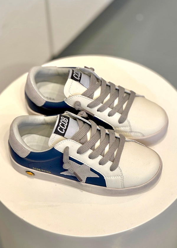 Navy Star Sneakers