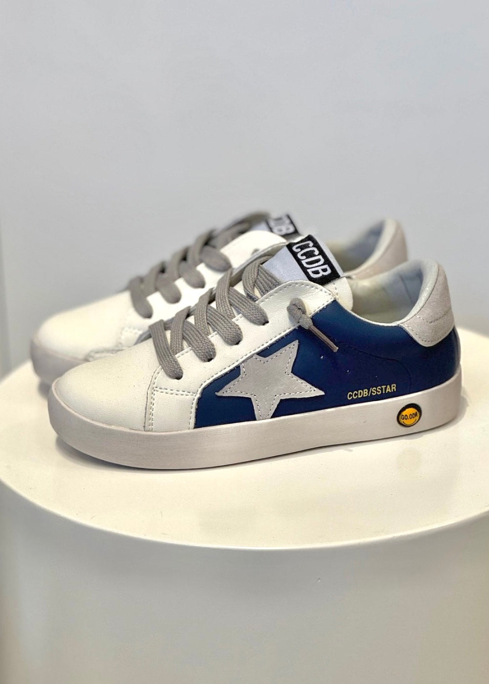 Navy Star Sneakers