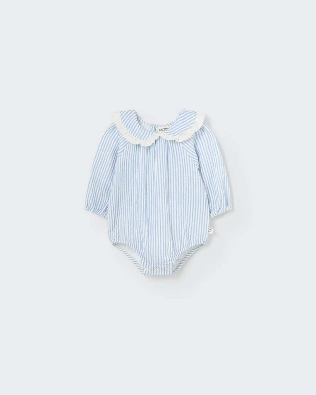 Striped Gauze Baby Romper