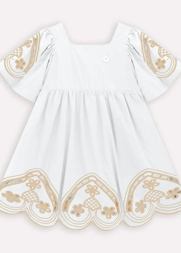 White Cotton Dress