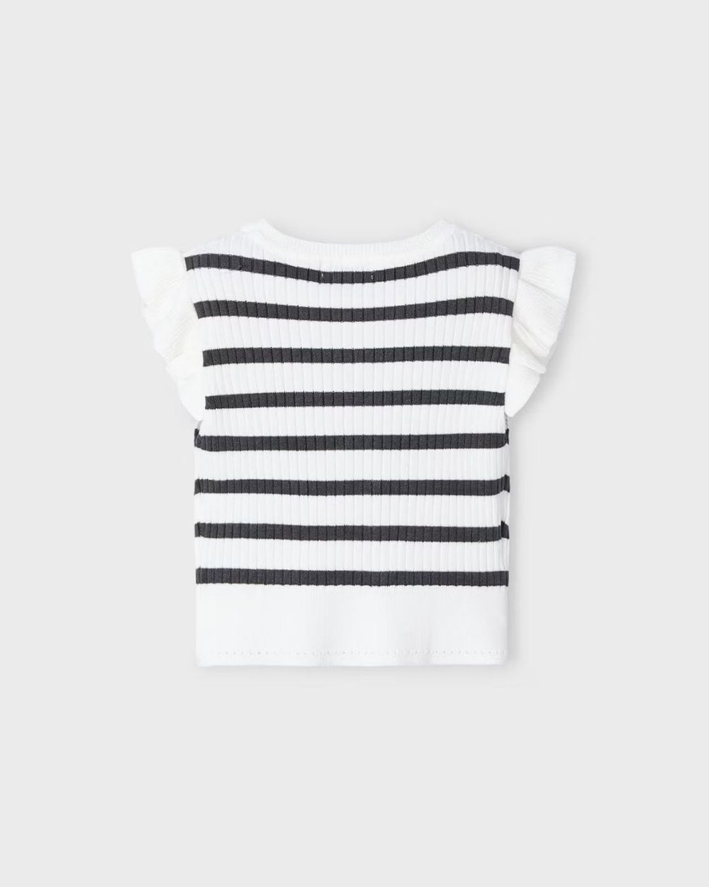 Girl Ribbed Knit Top