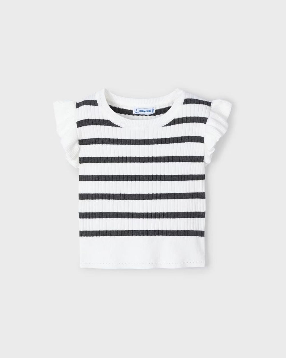 Girl Ribbed Knit Top