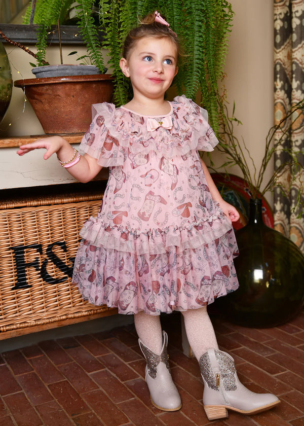 Victoria Rodeo Tulle Dress Blush Pink