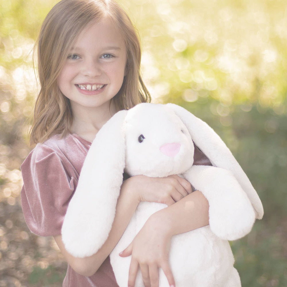 World Softest Plush Lushee 20in - BriBri Bunny Off White