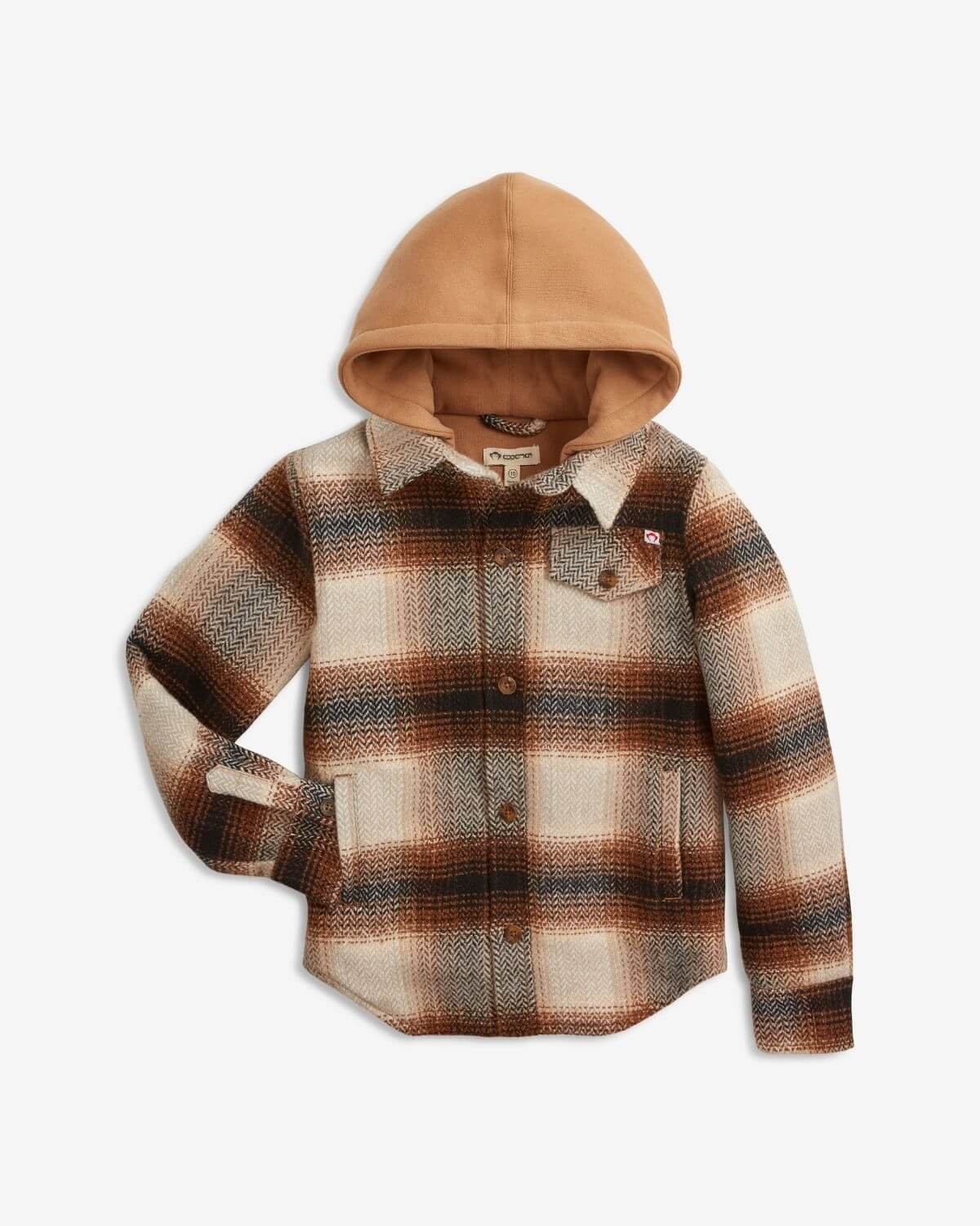Lumber Plaid Glen Hooded Shirt