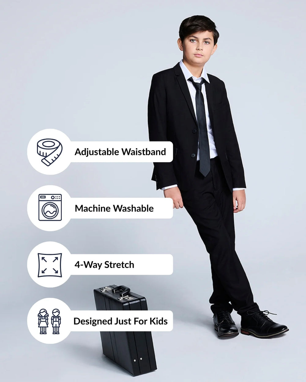 Boys Tuxedo Jacket Suit