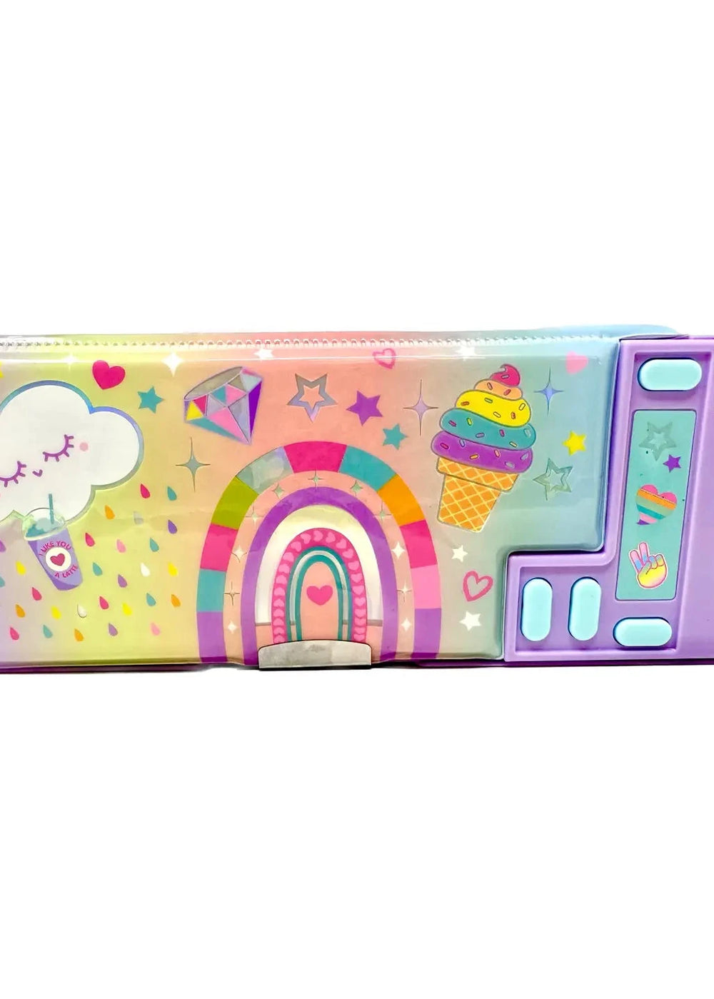 Multi Function Pencil Case-Rainbow