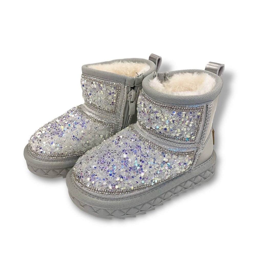 S3529 Mini Star Sequin Boots (2 Colors)