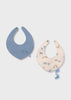 Waterproof 2-Pack Blue bell Bibs
