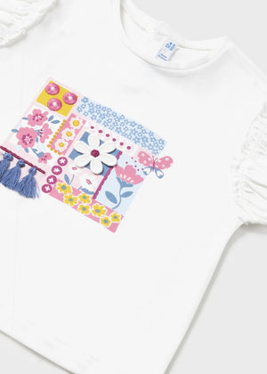 Printed t-shirt for baby girl