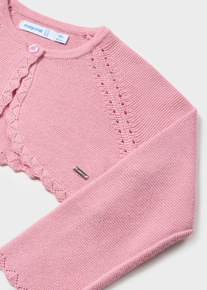Basic knit bolero for baby girl